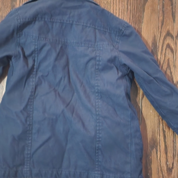 Joe Fresh; Boys navy lined peacoat; Size 4-5 - Picture 3 of 5